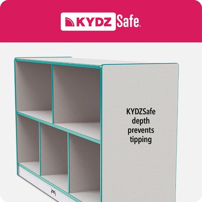 4 Section Coat Locker  - Gray
