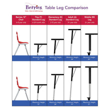 Berries Rectangle Activity Table - 30" X 48", Mobile - Freckled Gray/Green/Gray