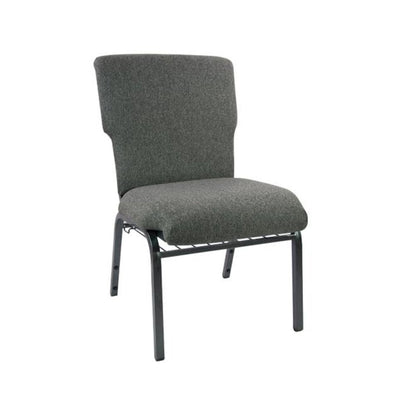 Charcoal Gray Church Chair 20.5 in. Wide