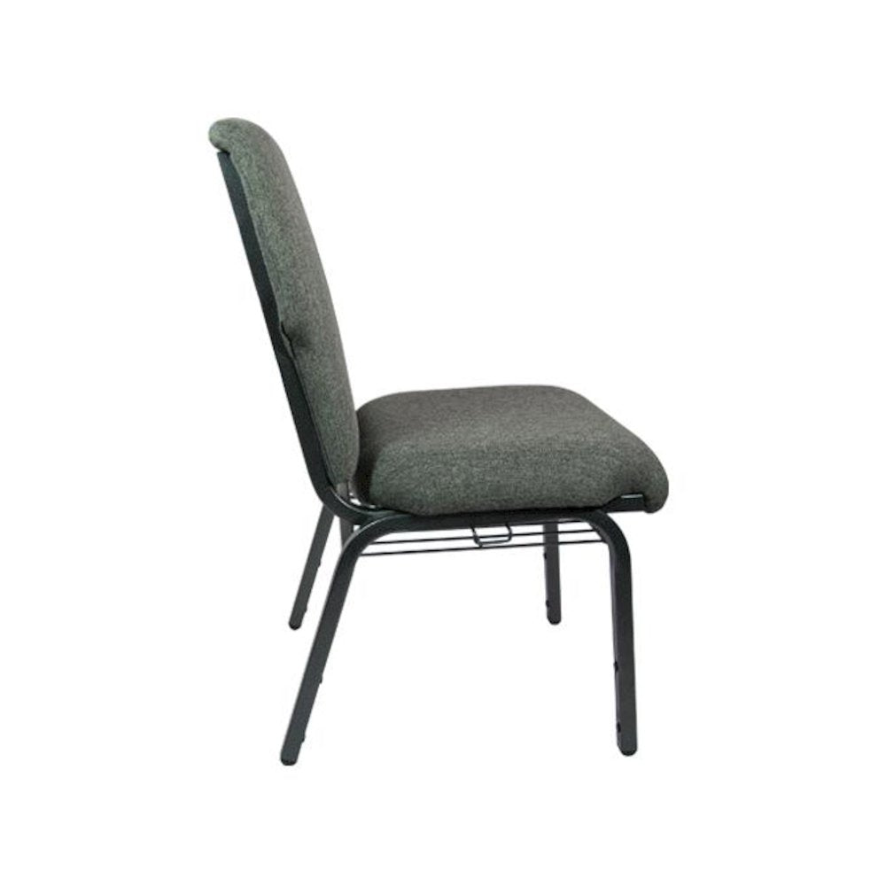 Charcoal Gray Church Chair 20.5 in. Wide
