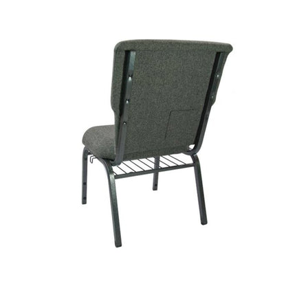 Charcoal Gray Church Chair 20.5 in. Wide