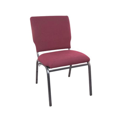 Maroon Multipurpose Church Chairs - 18.5 in. Wide