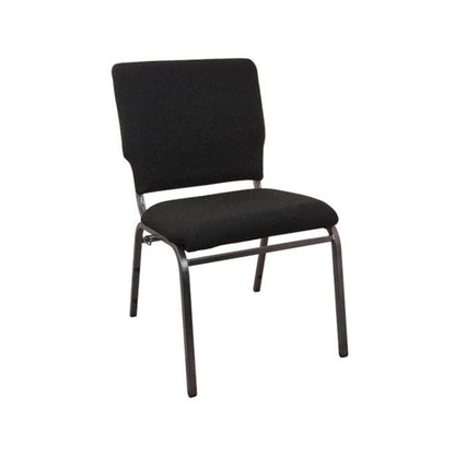 Black Multipurpose Church Chairs - 18.5 in. Wide