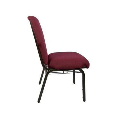 Maroon Church Chair - 21 in. Wide