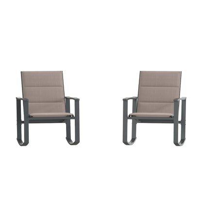 Modern Set of 2 Outdoor Rocking Chairs
