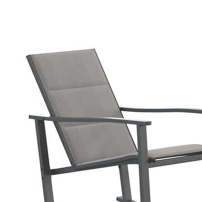 Modern Set of 2 Outdoor Rocking Chairs