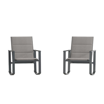 Modern Set of 2 Outdoor Rocking Chairs