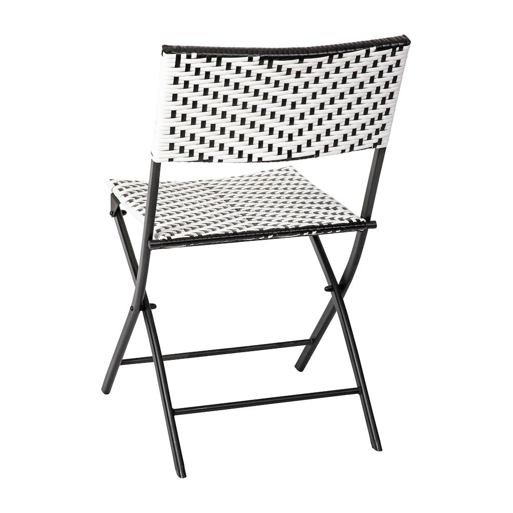 Set of 2 Modern Folding French Bistro Chairs