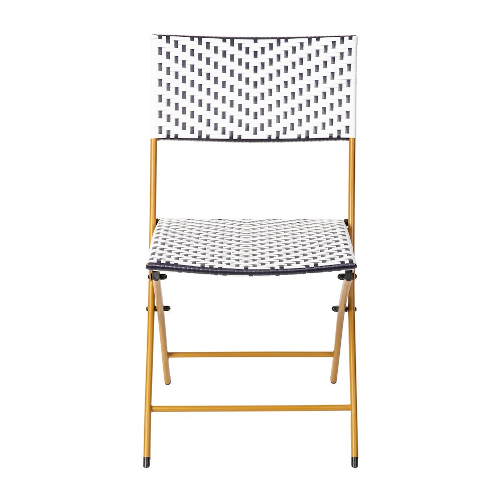 Set of 2 Modern Folding French Bistro Chairs