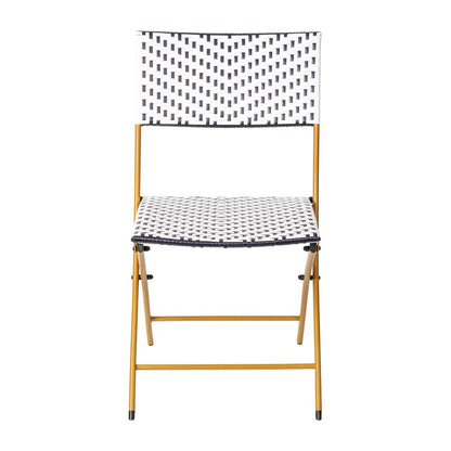 Set of 2 Modern Folding French Bistro Chairs
