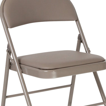 Set of 2: Padded Metal Folding Chair