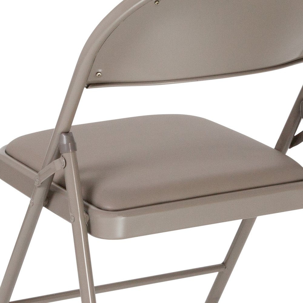 Set of 2: Padded Metal Folding Chair