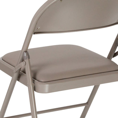 Set of 2: Padded Metal Folding Chair