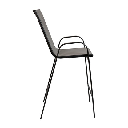 Set of 2 Sling Patio Stools for Commercial and Residential Use