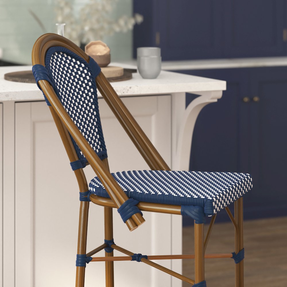 2PK Navy/White, Paris Chair