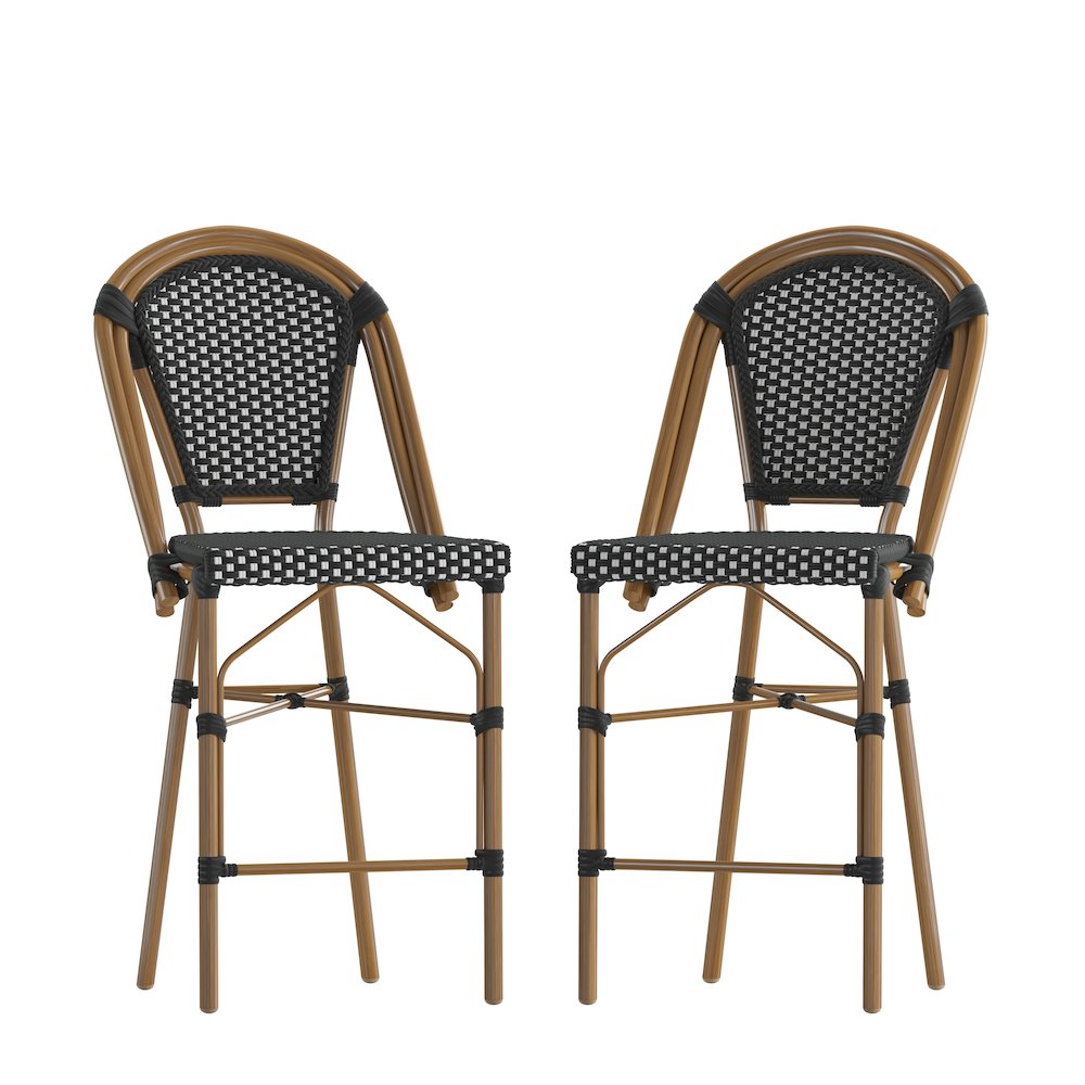 2PK Black/White, Paris Chair