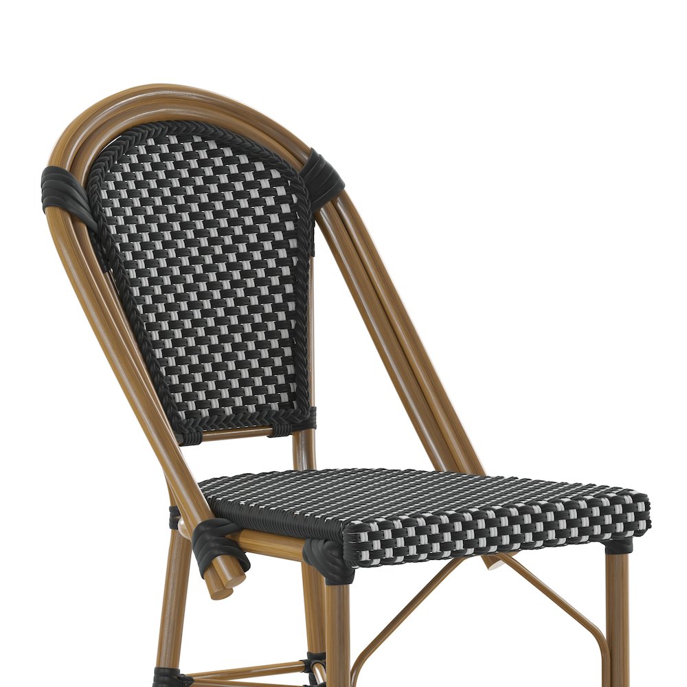 2PK Black/White, Paris Chair