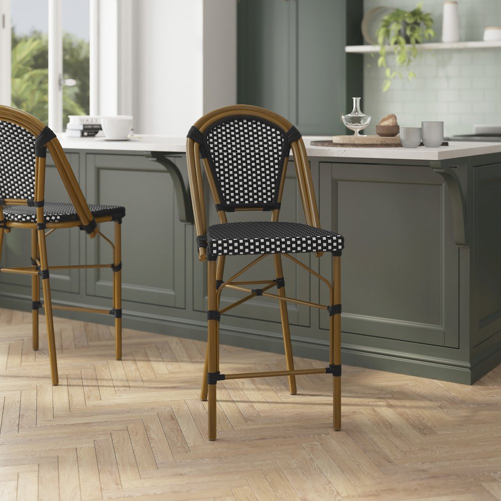 2PK Black/White, Paris Chair