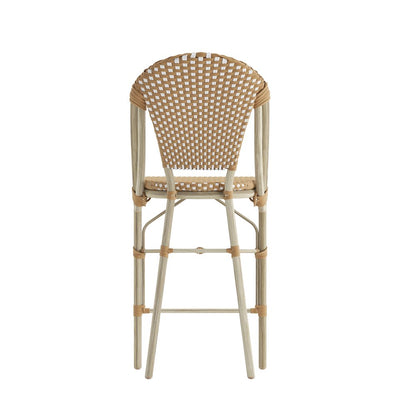 2PK Natural/White Paris Stool