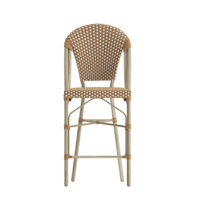 2PK Natural/White Paris Stool