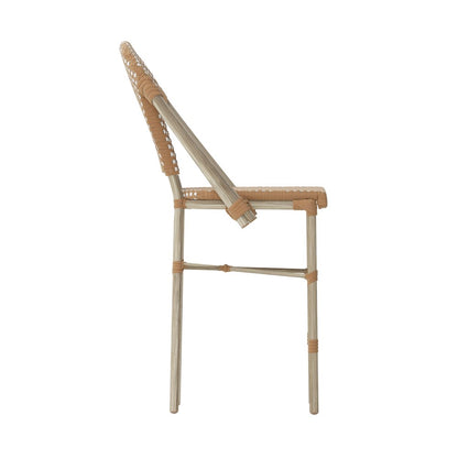2PK Natural/White Paris Stool