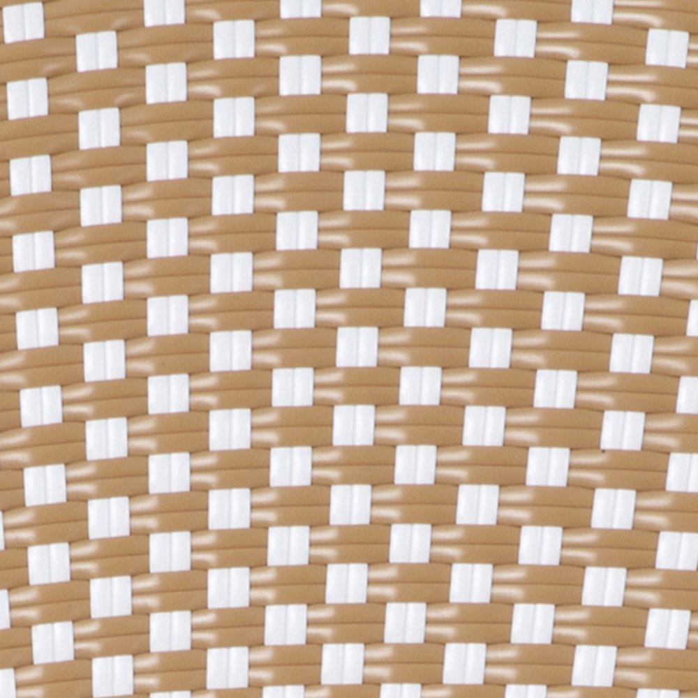 2PK Natural/White Paris Stool