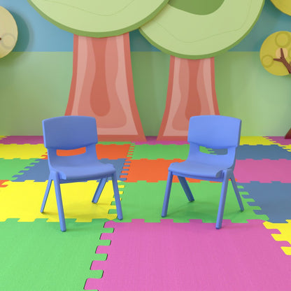 Set of 2 Plastic School Chairs