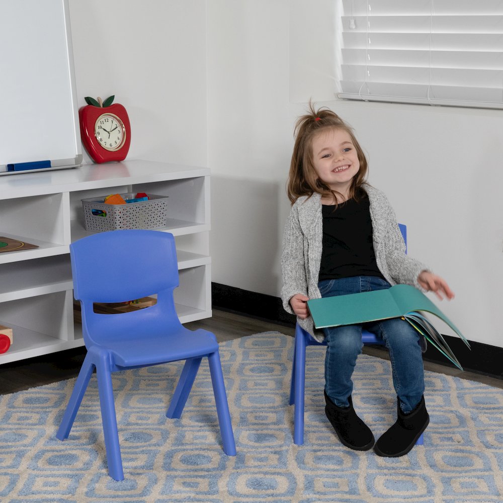Set of 2 Plastic School Chairs