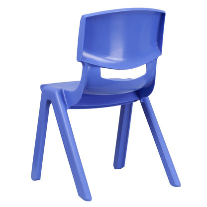Set of 2 Stacking Plastic Chairs for Elementary Students