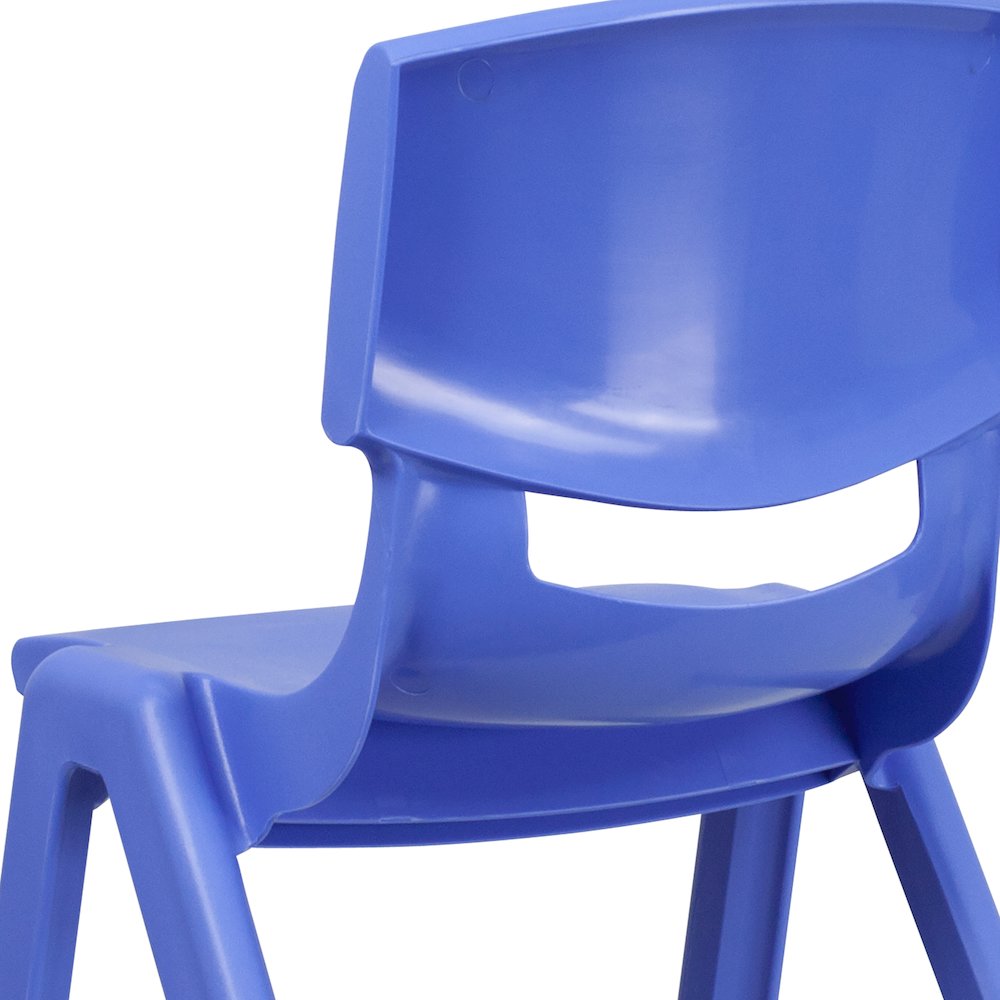 Set of 2 Stacking Plastic Chairs for Elementary Students