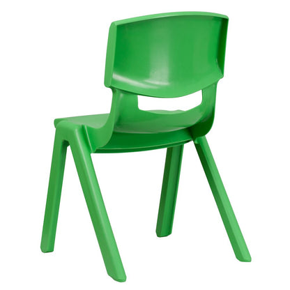 Set of 2 Stacking Plastic Chairs for Elementary Students