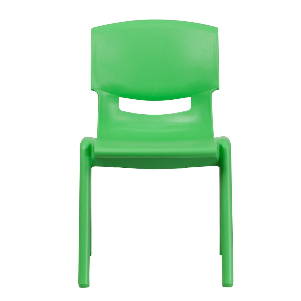 Set of 2 Stacking Plastic Chairs for Elementary Students