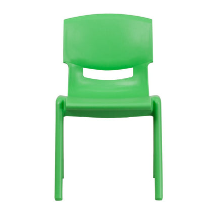 Set of 2 Stacking Plastic Chairs for Elementary Students