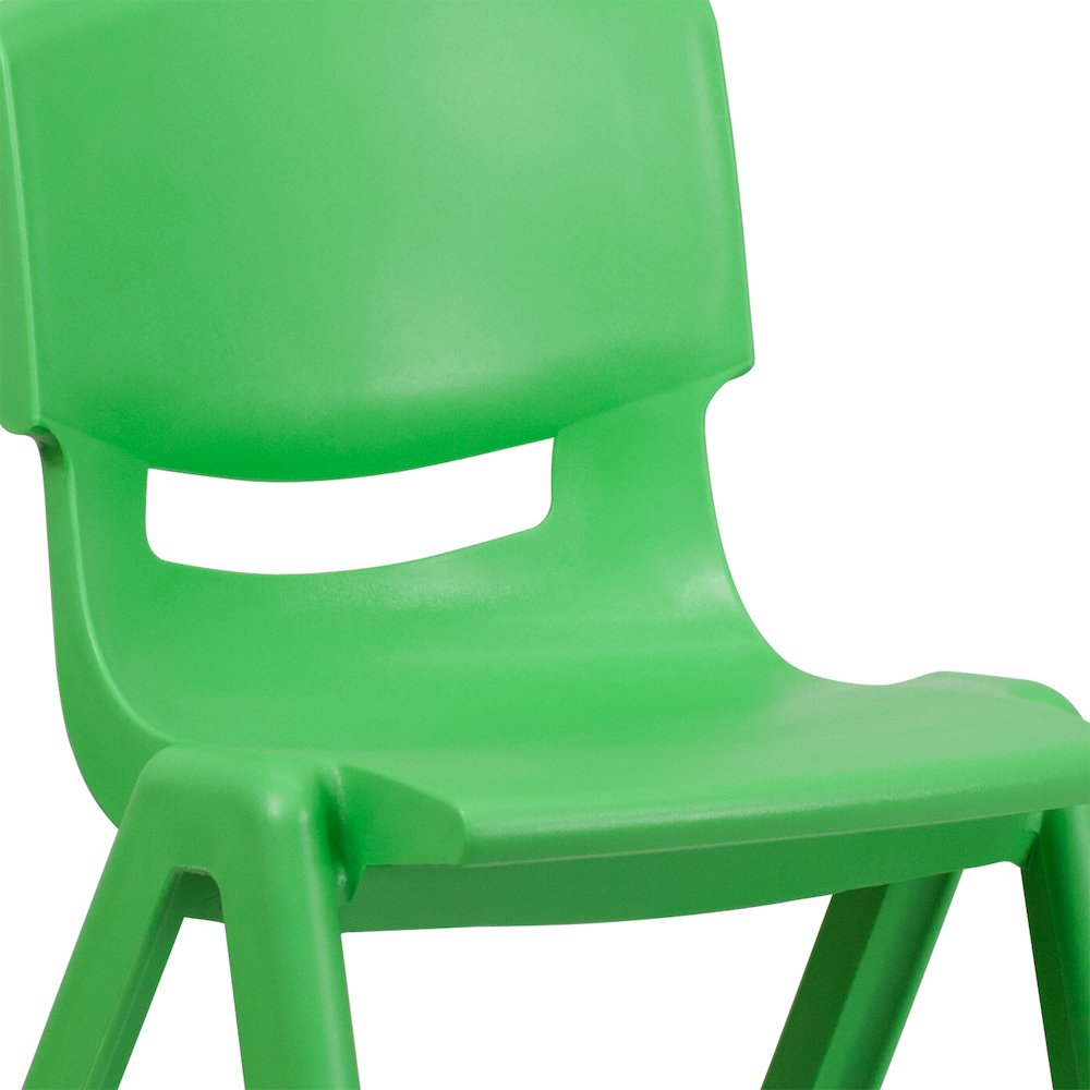 Set of 2 Stacking Plastic Chairs for Elementary Students