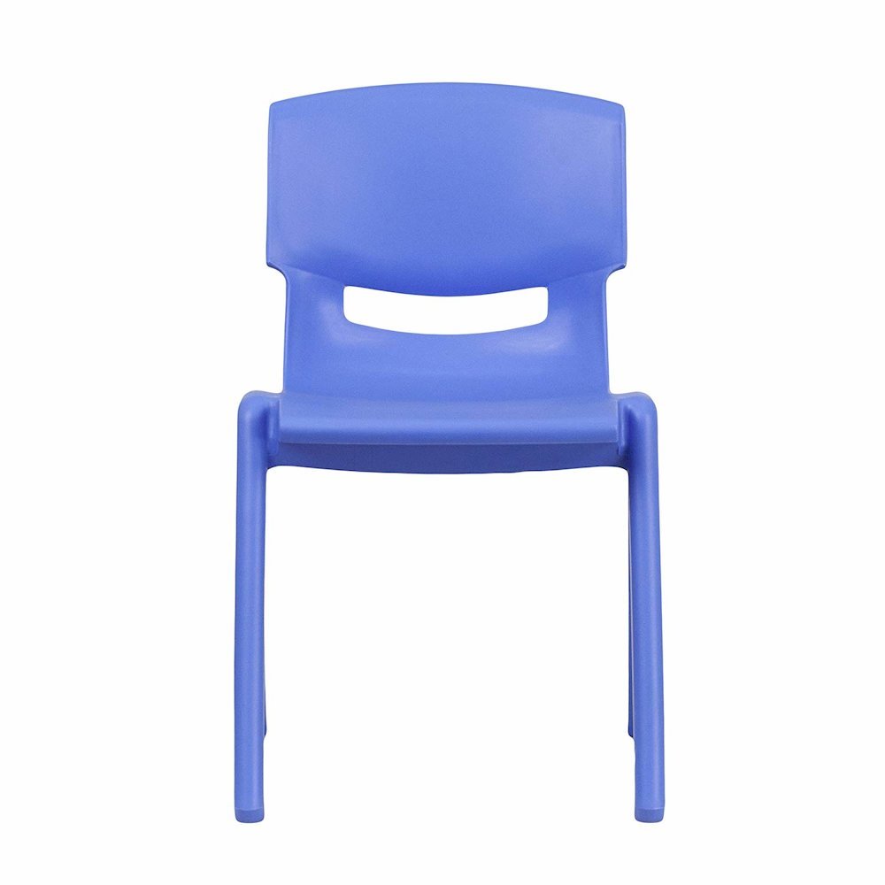 Blue Plastic Stackable School Chair with 13.25'' Seat Height pack of 5