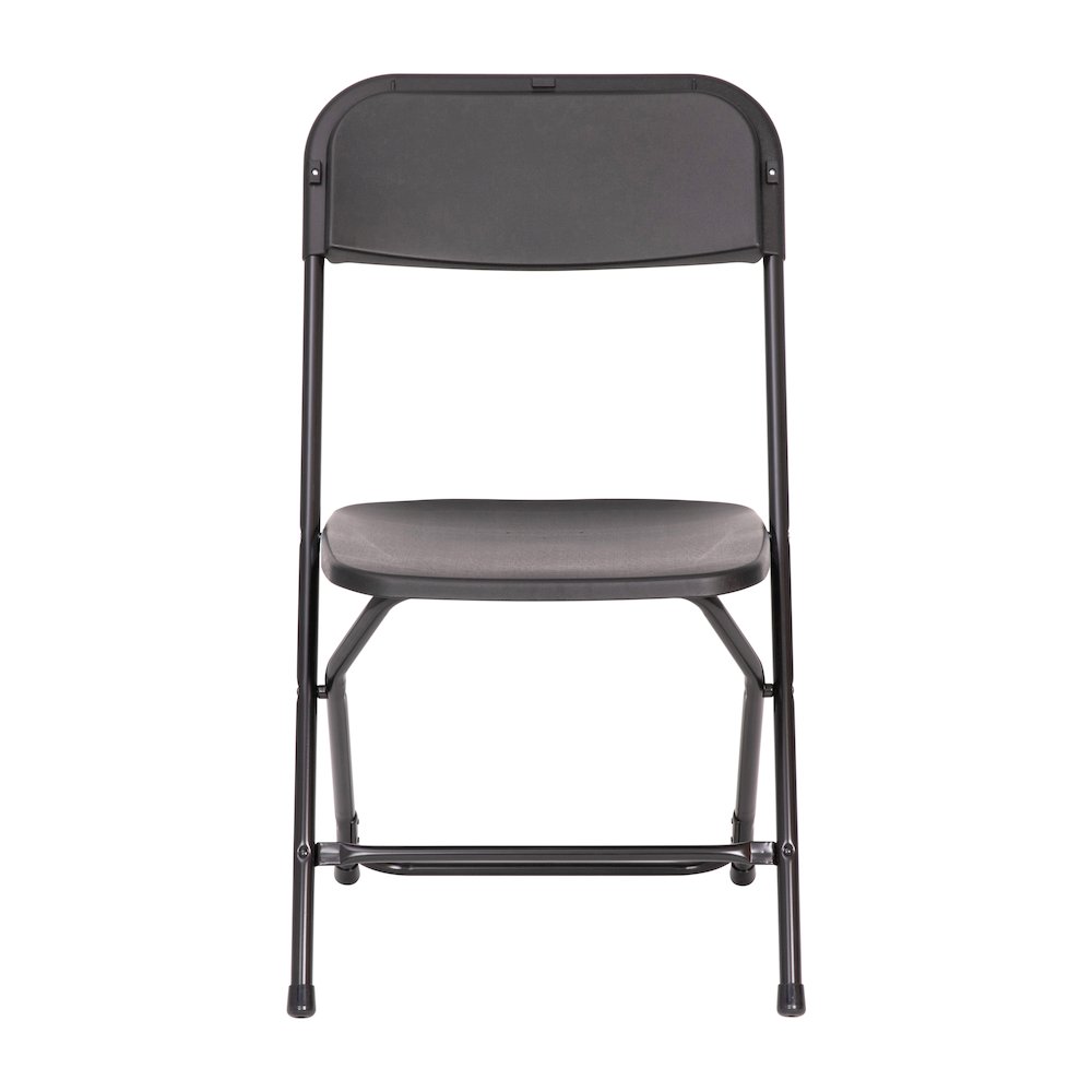 Multi-Use Versatile Commercial Big and Tall Folding Plastic Chairs - Set of 4