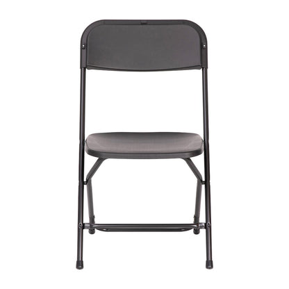 Multi-Use Versatile Commercial Big and Tall Folding Plastic Chairs - Set of 4