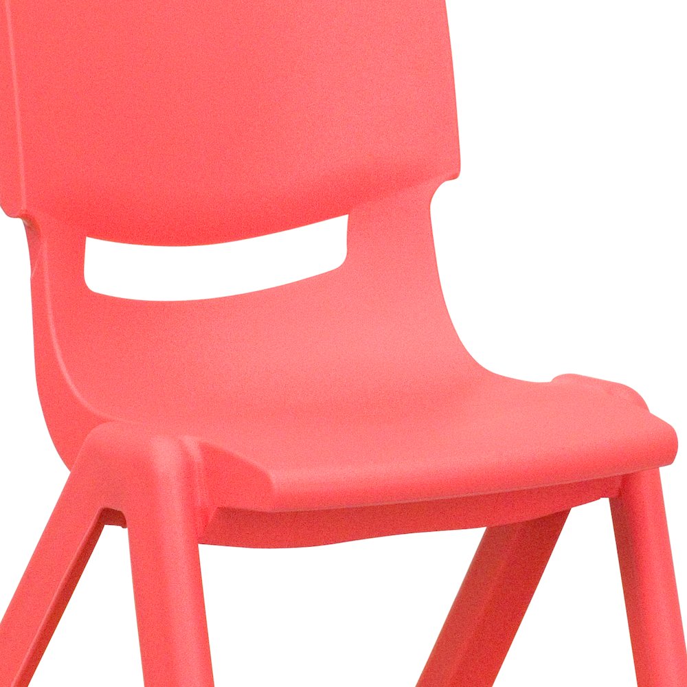 Set of 4 Plastic School Chairs