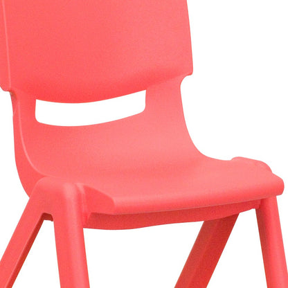 Set of 4 Plastic School Chairs