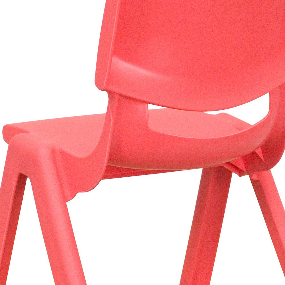 Set of 4 Plastic School Chairs