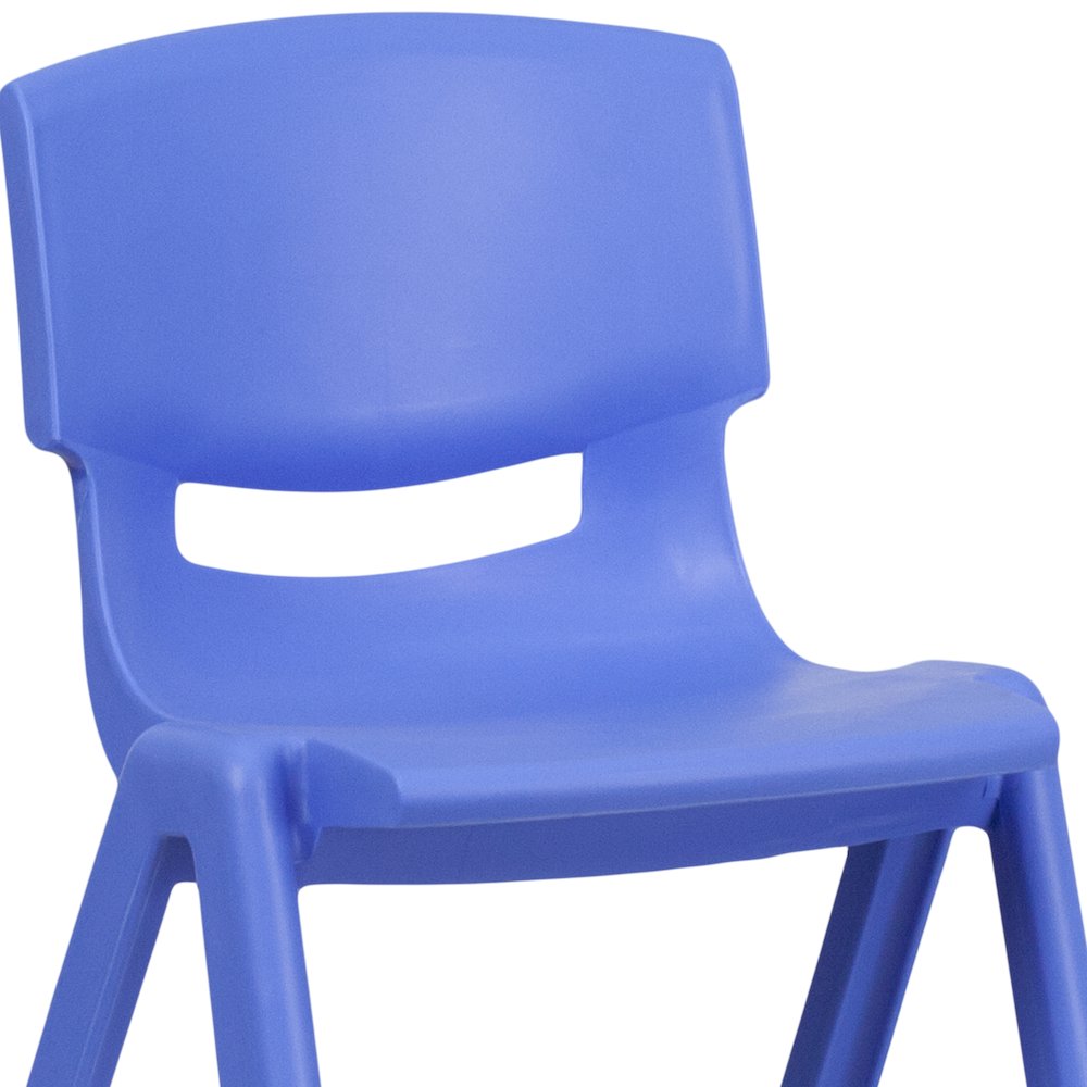 Set of 4 Plastic School Chairs