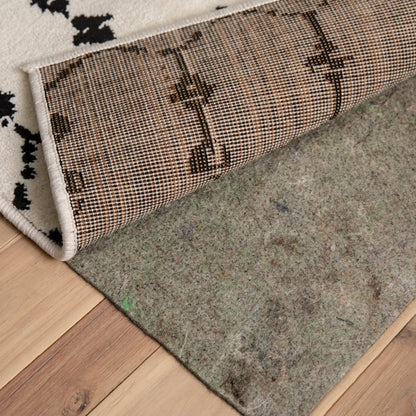 Slide-Stop Cushion Rug Pad, 1/4" Thick, for 5'x8' Area Rug, Gray