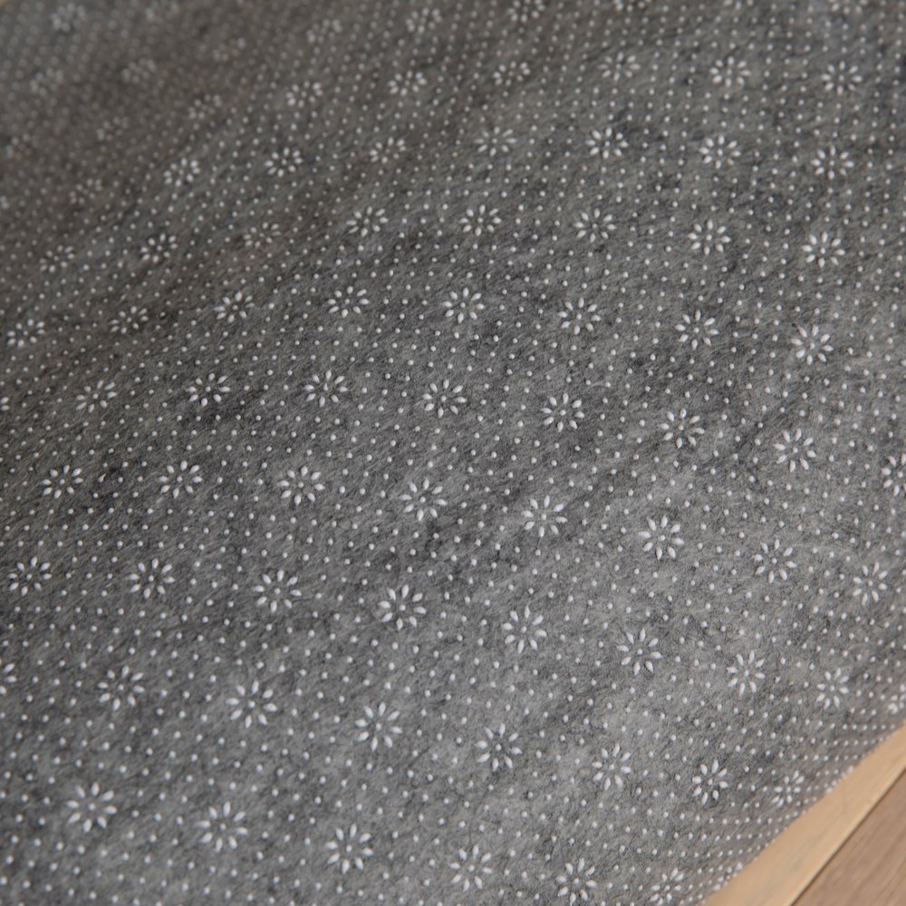 Slide-Stop Cushion Rug Pad, 1/4" Thick, for 5'x8' Area Rug, Gray