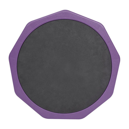 Adjustable Height Kids Active Stool with Bottom in Purple, 14" - 18" Seat Height