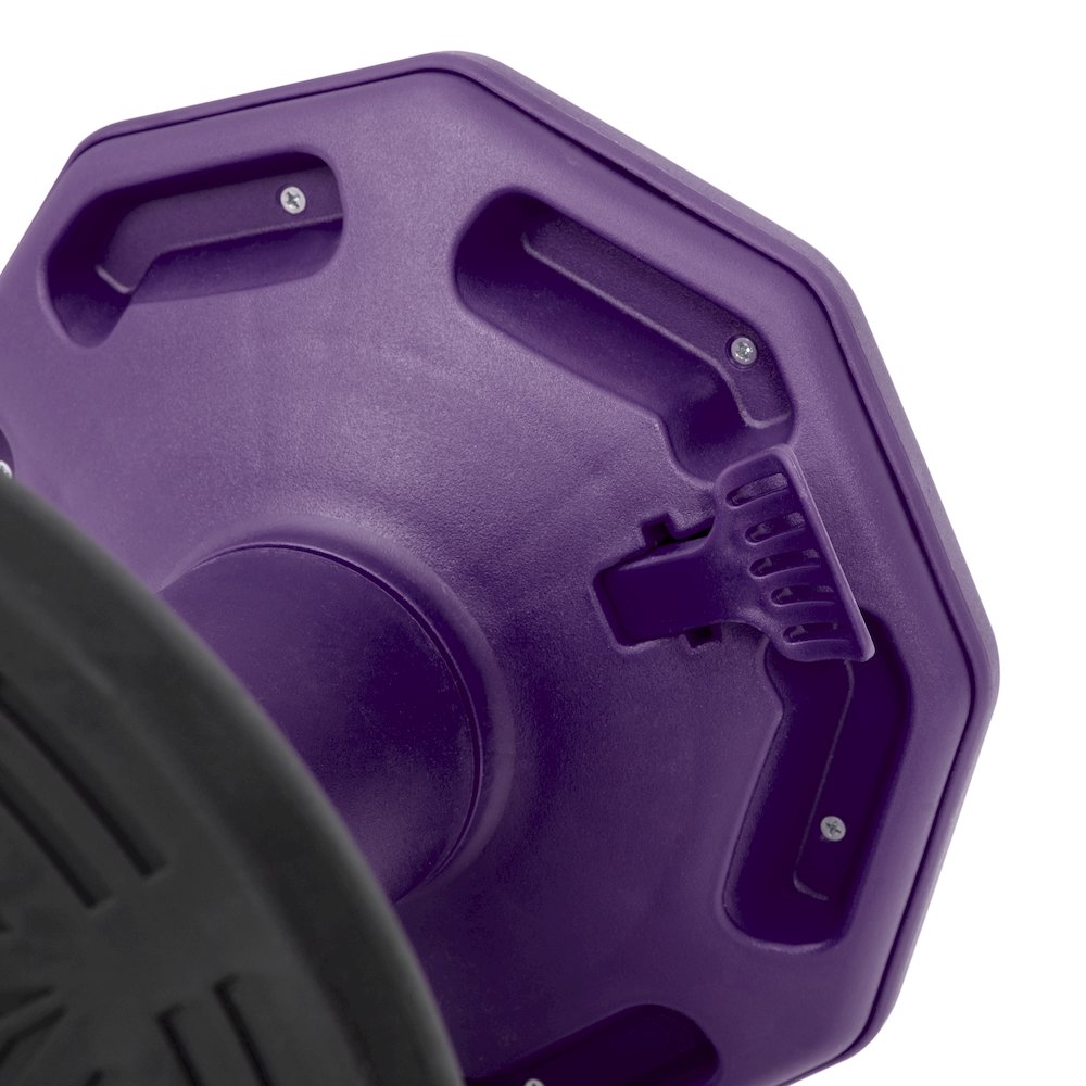 Adjustable Height Kids Active Stool with Bottom in Purple, 14" - 18" Seat Height