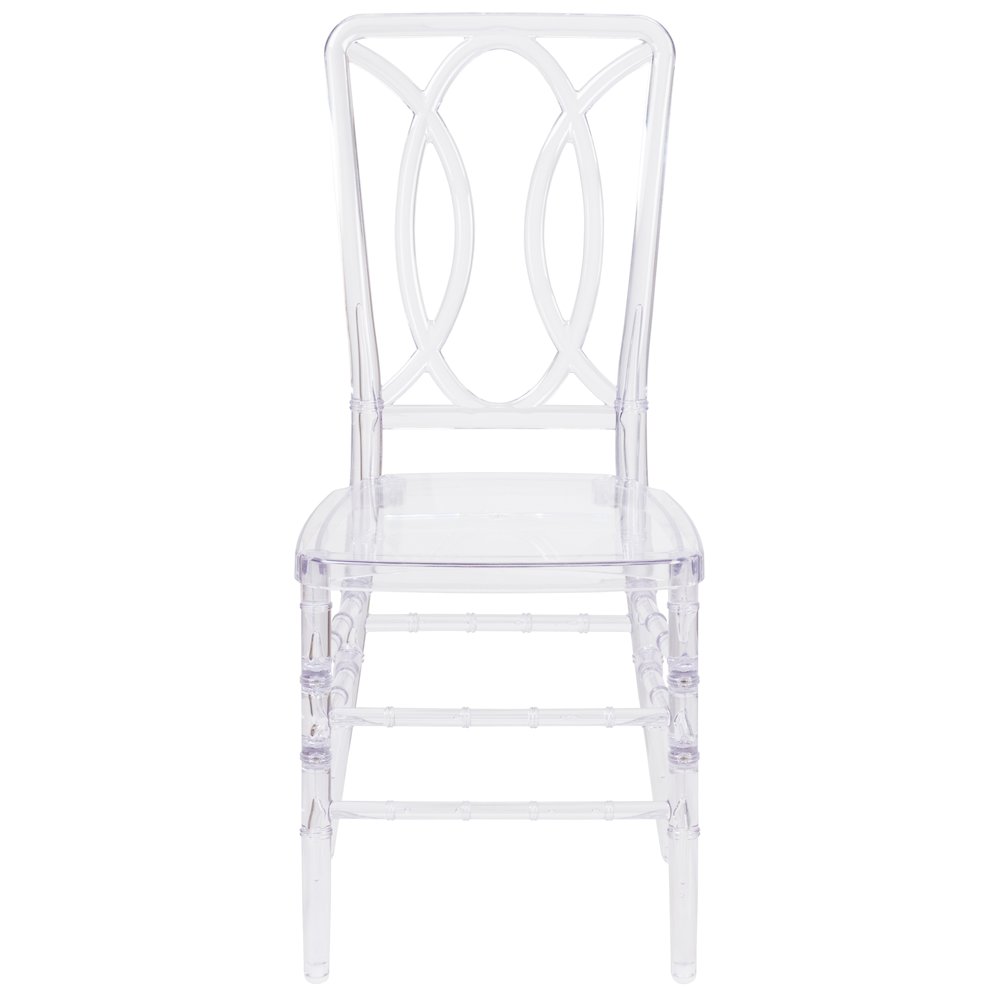 Crystal Ice Stacking Chair with Designer Back - Event Chair - UV Resistant