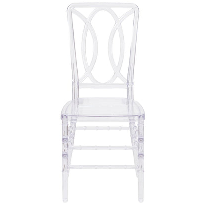 Crystal Ice Stacking Chair with Designer Back - Event Chair - UV Resistant