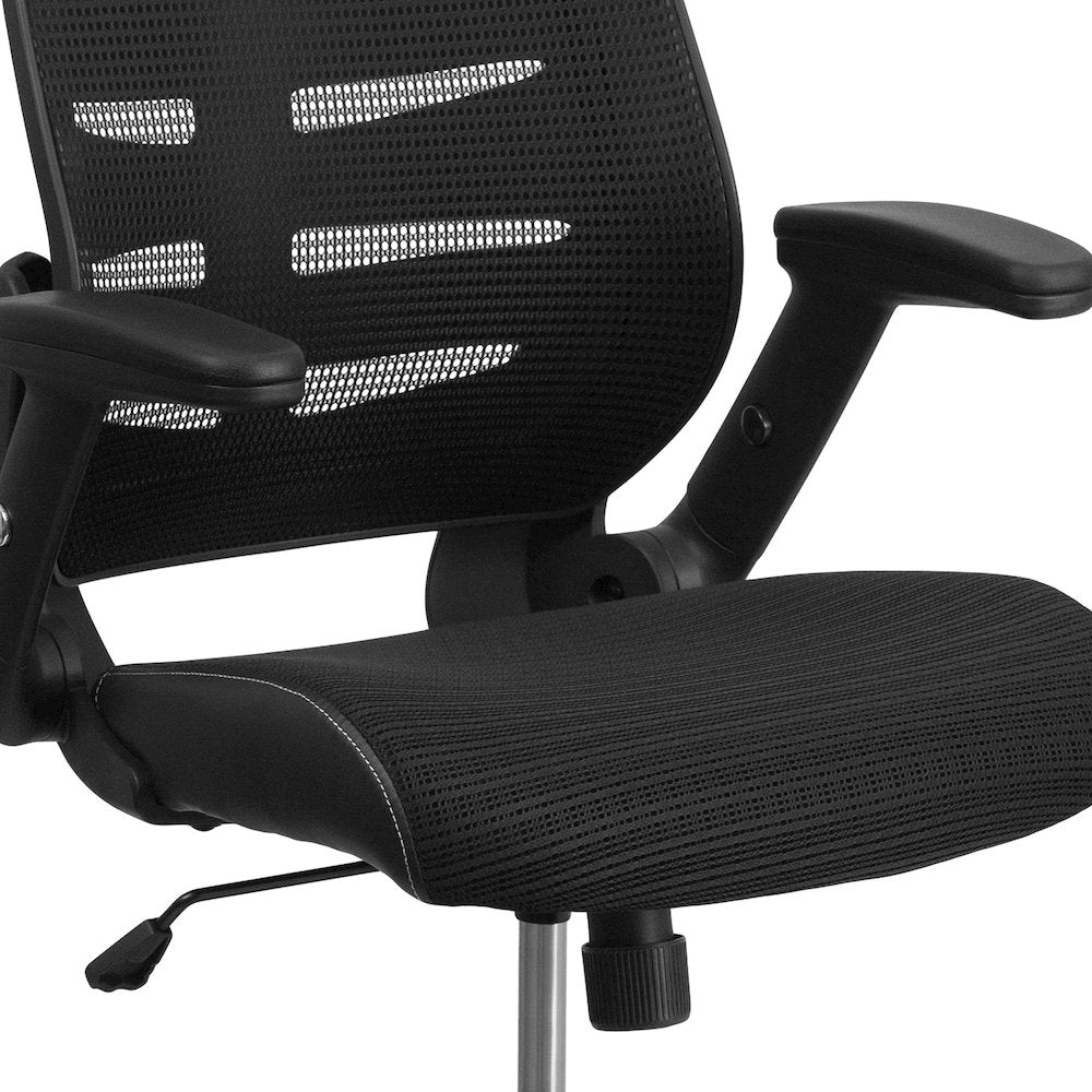 High Back Designer Black Mesh Executive Swivel Office Chair