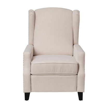 Traditional Slim Push Back Recliner Chair