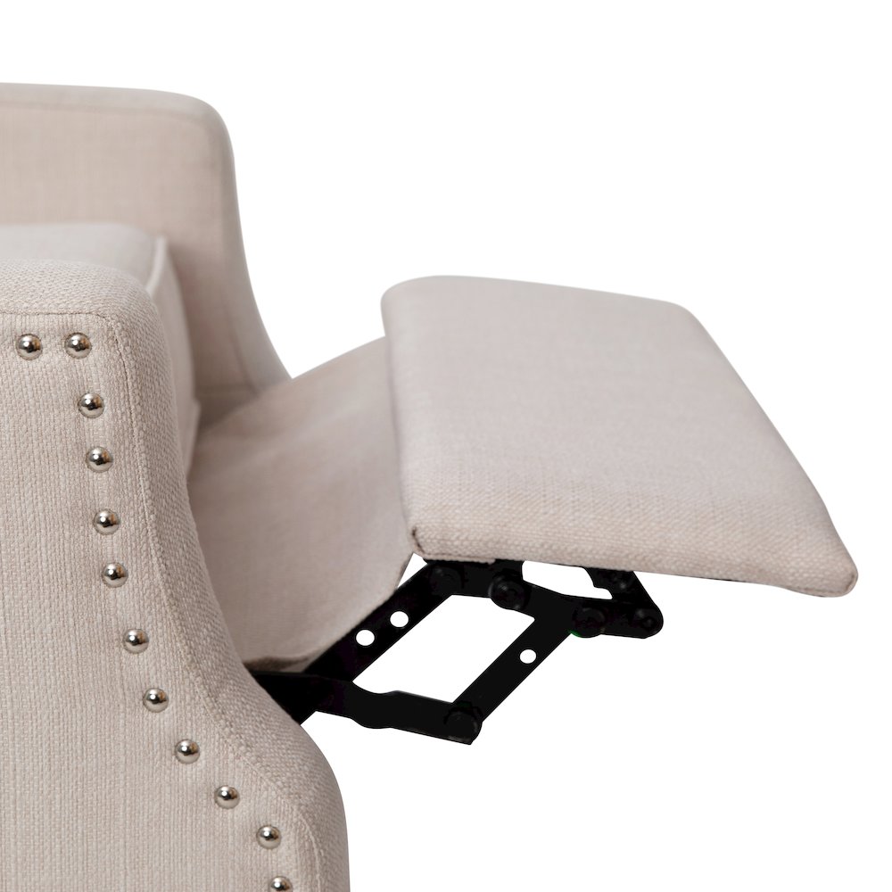 Traditional Slim Push Back Recliner Chair